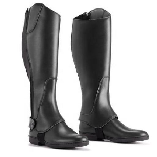 Manaal Enterprises Leather Equestrian Body Protector Equipment Genuine Horse Riding Half Horse Chaps, Size: Children & Adult