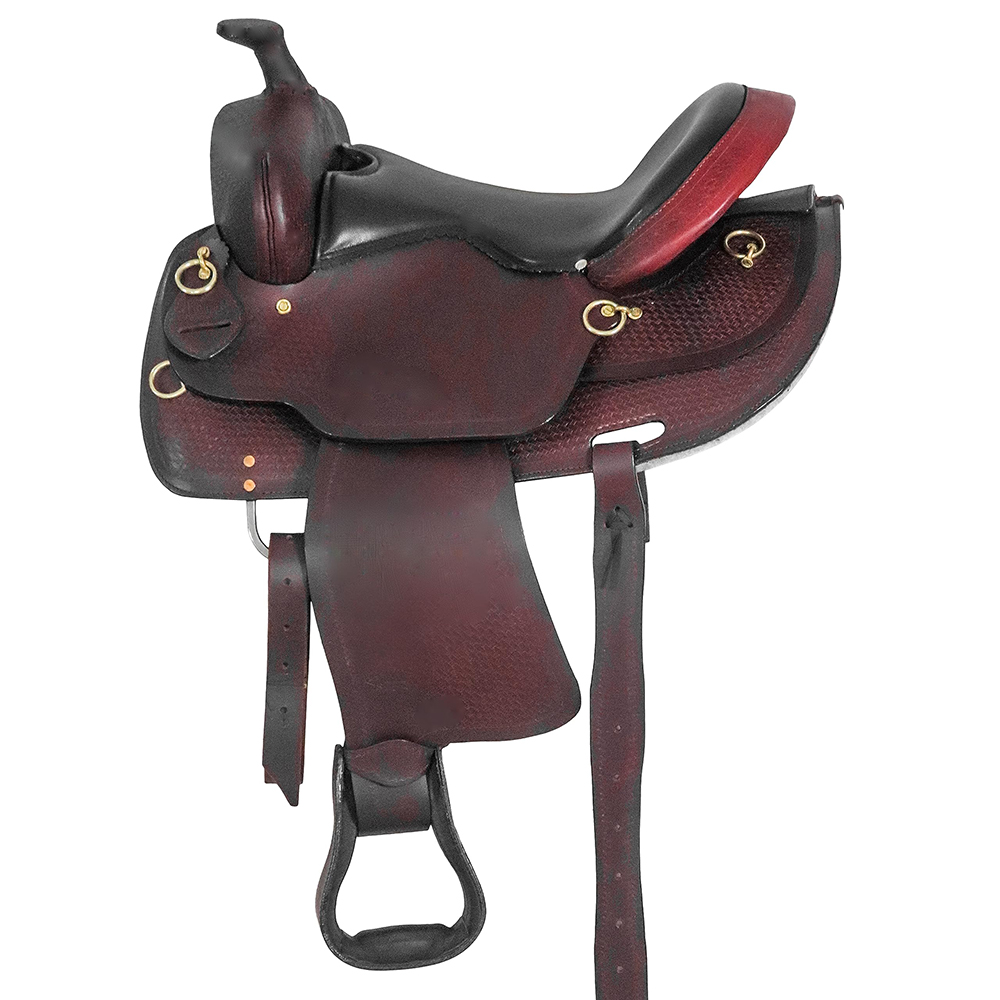 2024 OEM Wholesale Best Selling American Leather Saddle Western English Horse Saddle Real Leather Horse Riding Saddle